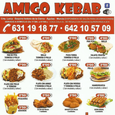 Cartas de kebab