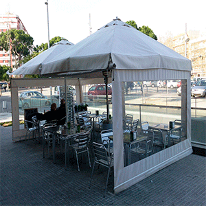 toldo para terraza blanco  salou